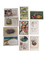 Lot 10 Antique Early 1900s Greeting Card Postcards Victorian Children Fr... - $457.88 MXN