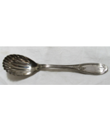 1848 OLIVE   1865 Wm Rogers MFG Silverplate 7&quot; Sugar Oyster Shell Spoon - £7.83 GBP