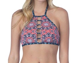 Lucky Brand reversible medallion high neck bikini top in FESTIVAL - $52.00