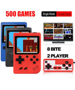 8-Bit Video Game Console 3.0 Inch LCD Retro Portable Built-in 500 Games - $12.00