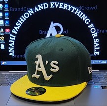 MLB-Oakland Athletics 59FIFTY Fitted New Era Green/ yellow/white Hat  New - $494.95 MXN