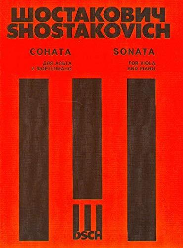 Sonata for viola and piano op. 147 [Paperback] Shostakovich Dmitri - $37.24