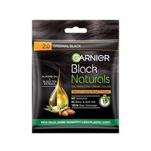 Garnier Black Naturals, Creme, No Ammonia Hair Color (2.0 Original Black) - £6.72 GBP