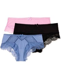 Secret Treasures Women&#39;s Cheeky Panties, 3-Pack Size XS/XCH 4 (LOC TUB U... - £10.10 GBP