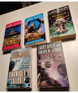 5 Larry Niven Novels Lot Ringworld Fate of World 3 New Books Sci-fi Fantasy - £29.88 GBP