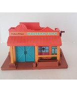 Vintage 1982 Fisher Price Little People Western Town Playset #934 Buildi... - £18.49 GBP