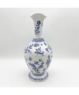 Coalport Limited Edition Blue And White 9.5” Porcelain Vase Hand Painted... - £25.16 GBP