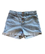 J.Crew Womens High-Rise Stretch Denim Shorts Size 27 Light Wash Button-Fly - $299.02 MXN