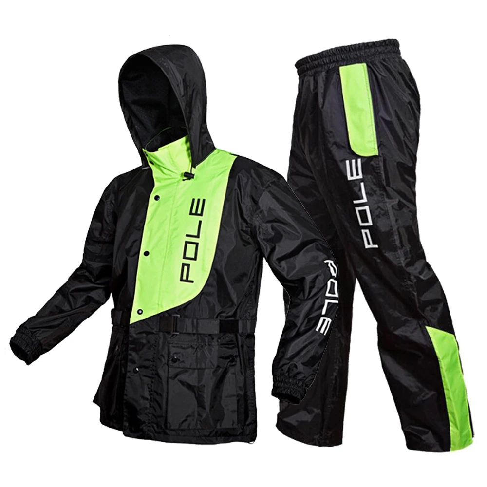 Motorcycle Raincoat Men Waterproof Outdoor Riding Protect Full-body Raincoat Rai - £240.10 GBP