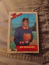 1987 Topps Baseball Card &#39;86 Record Breakers Jim Deshaies Houston Astros s3305 - £3.54 GBP