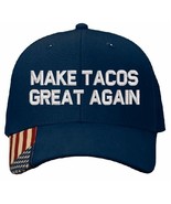 MAKE TACOS GREAT AGAIN HAT Trump PARODY FUNNY EMBROIDERED Adjustable NAV... - $27.39 CAD