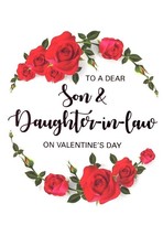 Son &amp; Daughter-In-Law - Valentine&#39;s Greeting Card - 22483 - $2.79