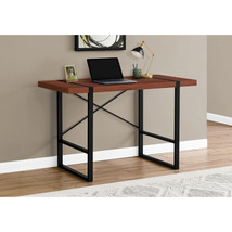 Monarch Specialties 48 in. Metal Computer Desk Cherry - Black - $211.48
