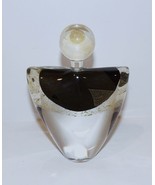 EXQUISITE SIGNED 2001 ART GLASS GOLD AVENTURINE BLACK PURPLE 5&quot; PERFUME ... - $147.50