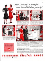 1948 General Electric Automatic Electric Range Vintage PRINT AD Wife App... - $24.11