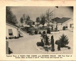 Vtg Postcard - Lorain OH Ohio Vian&#39;s On Lake Erie Fine Cabins and Bathin... - £29.23 GBP