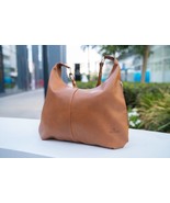 Leather tote bag, Leather brown bag, Women shoulder bag, Hobo bag, Casua... - £35.48 GBP