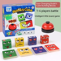 Face Changing Rubik&#39;s Cube Educational Toy Expression Building Blocks - £12.89 GBP+