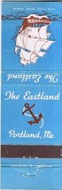 Matchbook Cover The Eastland Portland Maine Home Of Radio Station WCSH - £3.07 GBP