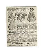 National Cloak Co Suits Furs 1894 Advertisement Victorian Fashion ADBN1bbb - $28.01 CAD
