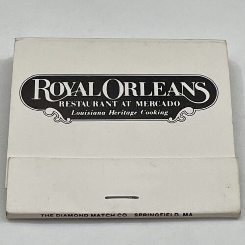 Primary image for Vintage Matchbook Cover  Royal Or leans Restaurants At Mercado  gmg unstruck