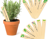 Wooden Indoor Herb Plant Labels Sign Plant Lover 12PCS Gifts Plant Marke... - $21.57