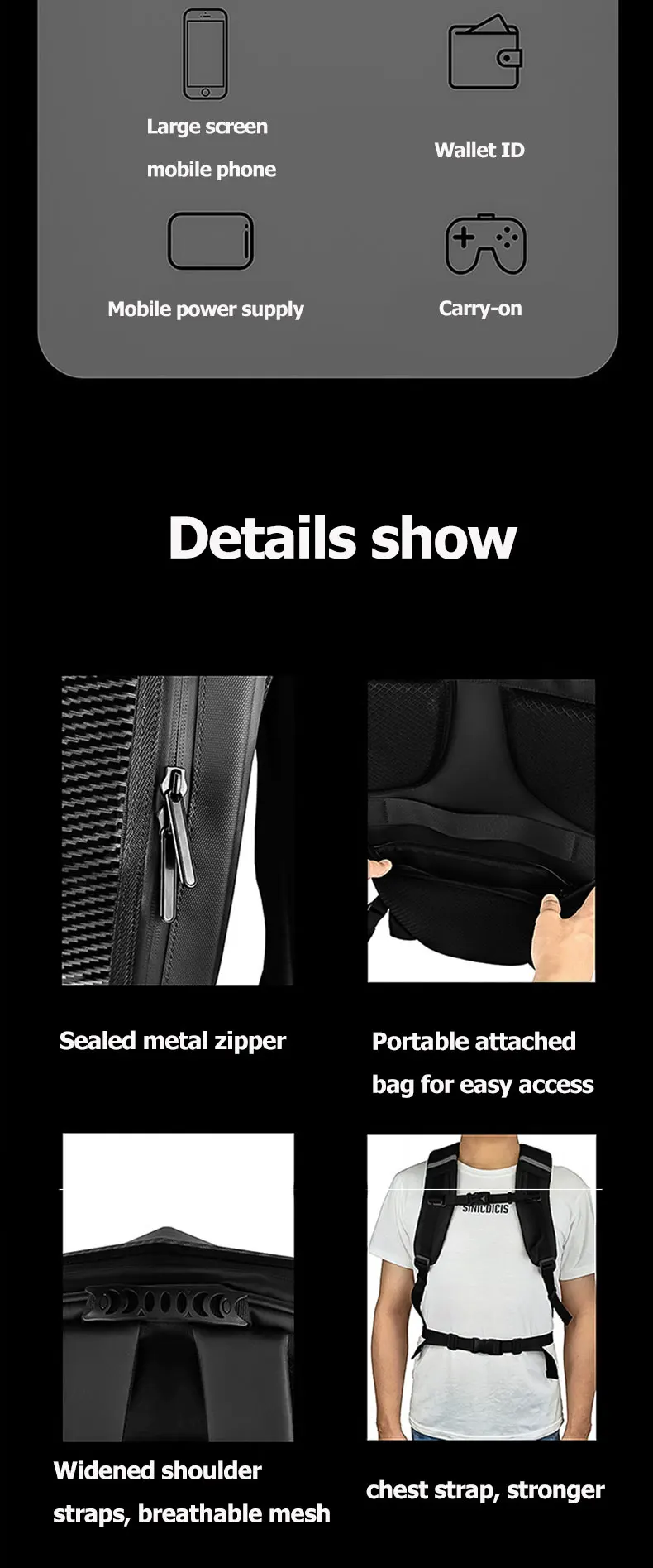 LED Backpack School Travel Bike Bags Led Lights school School Bags Offic... - €84,44 EUR