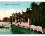 Canoa Su Lago Merritt Oakland California Ca 1917 DB Cartolina W4 - £3.58 GBP