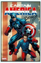 Mark Bagley Signed Marvel Comic Art Print ~ Captain America &amp; Bucky - £31.88 GBP