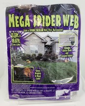 Fun World~MEGA SPIDER WEB~Outdoor Halloween Decoration~23.33 ft x 18.67 ft - £14.38 GBP