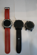 Lot of 3 Garmin Watches | 2 x Garmin Fenix 3 HR 1 x Garmin Tactix Bravo ... - £77.21 GBP