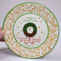 Dayspring Christmas Wreath Dessert Plate &quot;The Meaning Of The Christmas W... - £7.43 GBP