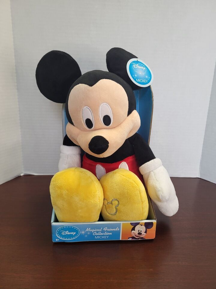 Disney Magical Friends Collection Mickey Mouse 14" Plush Stuffed Just Play -New! - $12.16