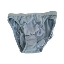 NWOT VINTAGE VICTORIAS SECRET  BODY BY BBV RARE BLUE TACTEL NYLON SMALL ... - $24.99