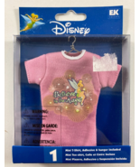 Jolee&#39;s Disney Tinkerbell Pink Mini T-Shirt/Hanger Believe In Magic EK S... - £9.33 GBP