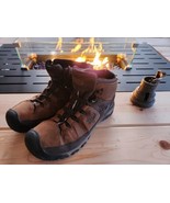 KEEN Targhee III Mid Waterproof Hiking Boots for Men - Chestnut/Mulch - ... - £69.21 GBP