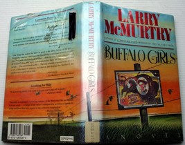 vntg 1990 Larry McMurtry hcdj 1st Prt ex-lib BUFFALO GIRLS western circus show - £7.38 GBP