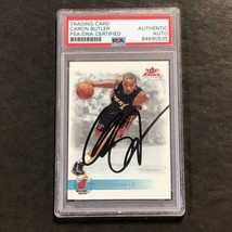 2003-04 Fleer Basketball #92 Caron Butler Signed Card AUTO PSA Slabbed Heat - £39.61 GBP