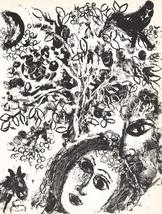 Artebonito - Marc Chagall Le couple devant l&#39;arbre, original Lithograph vol 1 - £95.70 GBP