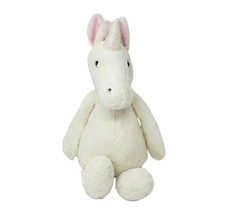 12" Jellycat White & Pink Baby Unicorn Sparkly Stuffed Animal Plush Toy Lovey - £37.21 GBP