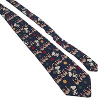 Peanuts Snoopy Bowling Men Necktie Tie Designer Strike Vintage Sport Dad Gift - $28.05