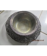 Antique Forbes Silverplate Round Laced Bowl 9.5&quot; ^^ - €55,89 EUR
