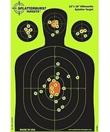 Splatterburst Targets - 12 x18  Silhouette Reactive Shooting Target - 10... - $29.73 CAD
