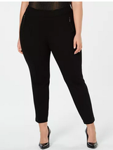 Anne Klein Plus Size Zip-Pockets Pull-on Skinny Pants, Size 0X/Black - £37.80 GBP