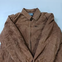 New York Classics RN#82814 Men's Brown Genuine Leather Full Zip Jacket Size XL image 13