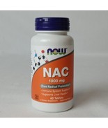 NOW FOODS NAC 1000 mg 60 Tablets Free Radical Protection* Immune System ... - $280.04 MXN