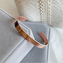 Sabona of London. Plain Rose Gold 7mm Bracelet. Size Medium - $105.08