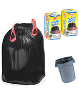 80 Large 30 Gallon Commercial Trash Garbage Can Bags Heavy Duty Yard Kit... - £41.20 GBP