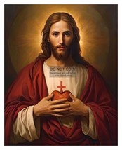 JESUS CHRIST OF NAZARETH SACRED HEART CHRISTIAN 8X10 PHOTO - £6.67 GBP