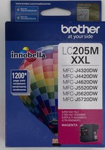 Brother LC205 M XXL Super High Yield Ink Cartridges - £13.31 GBP